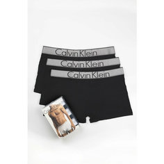Трусы CALVIN KLEIN, комплект из 3 шт., размер S, черная