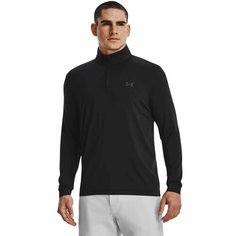 Свитшот спортивный Under Armour Playoff 1/4 Zip, размер MD, , чёрный