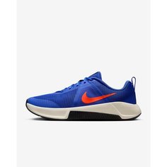 Кроссовки NIKE MC Trainer 3, размер 12 US, синий/оранжевый