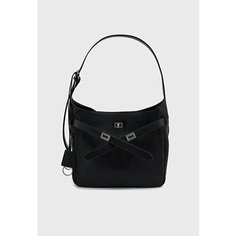 Сумка тоут Mario Berlucci, фактура гладкая, черный