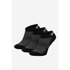Носки Reebok LowCut 3P, комплект, 3 пары, размер 37/39 EU, черный