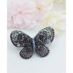 Брошь Fashion jewelry, искусственный камень
