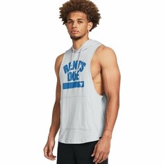 Худи спортивное Under Armour PROJECT ROCK RENTS DUE SL HD, размер SM, , серый