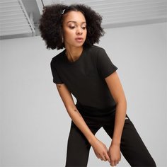 Футболка PUMA ess elevated, размер 46, черный