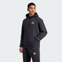 Худи adidas Essentials Fleece, размер S, , black/white