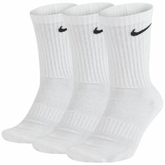 Носки NIKE Everyday Cushion Crew Socks, комплект, 3 пары, размер L, белый