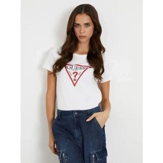 Футболка GUESS SS CN Original Tee, , размер S, белый