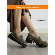 Лоферы LAMACCO Бестселлер, размер 36, зеленый, черный
