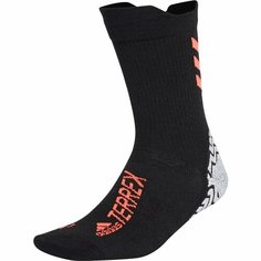 Носки adidas TERREX HEAT.RDY Trail Running Traxion Crew Socks, размер XS INT, черный