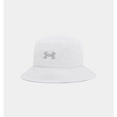 Панама Under Armour blitzing bucket hat для мужчин и женщин, размер M/L, white/halo grey