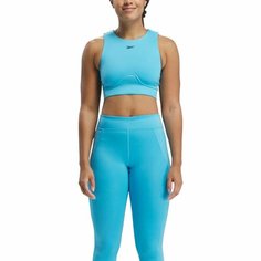 Топ спортивный Reebok Lux Contour Crop W, размер XS, голубой