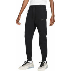 Брюки джоггеры NIKE M NK TCH FLC JGGR, размер M, черный