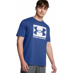 Футболка Under Armour ABC Camo Boxed Logo SS, размер XS, cиний