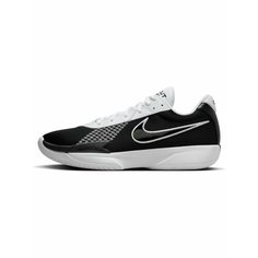 Кроссовки NIKE G.T. Cut Academy, полнота F, размер 9,5 US, черный/белый