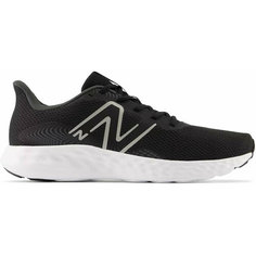 Кроссовки New Balance 411, полнота F (EU)/ на среднюю стопу, размер 7,5 US, чёрный