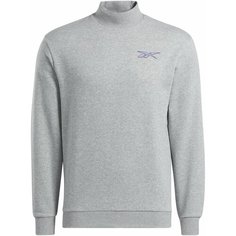 Свитшот Reebok CL Uniform Mock Neck Midl, размер M INT, , серый