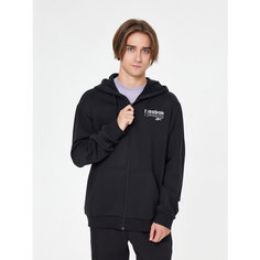 Свитшот Reebok RI BRAND PROUD FZ HOODIE, размер L INT, , черный