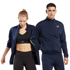 Олимпийка Reebok Ri Vector Knit Tracktop, размер M, , синий/красный