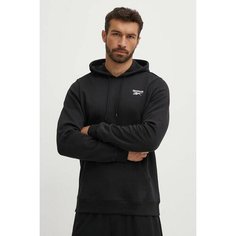 Толстовка Reebok Identity Small Logo, размер XXL INT , , черный