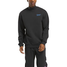 Свитшот Reebok CL Uniform Mock Neck Midl, размер L INT, , черный
