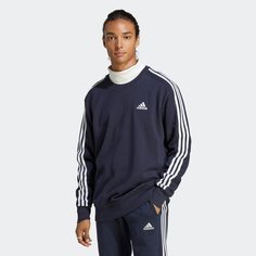 Свитшот adidas Essentials French Terry 3-Stripes, размер XS, , Legend Ink