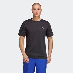 Футболка adidas Train Essentials , размер S INT, black / white