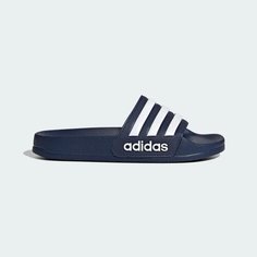 Шлепанцы adidas Adilette Shower, размер 2UK, Dark Blue / Cloud White / Dark Blue