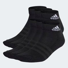 Носки adidas c spw ank, комплект, 6 пар, размер L INT, black / white
