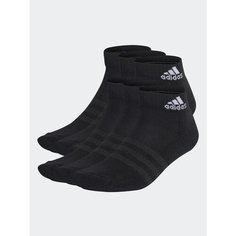 Носки adidas c spw ank, комплект, 6 пар, размер XL INT, black / white