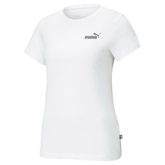 Футболка спортивная PUMA ESS Small Logo, размер XXS, бeлый