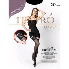 Чулки TEATRO Prestige, 20 den, размер 5XL/5, черный