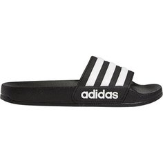 Шлепанцы adidas Adilette Shower, размер 1 UK, Core Black / Cloud White / Core Black