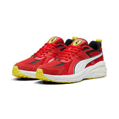 Кроссовки PUMA, размер 10,5 UK, Rosso Corsa/PUMA White/Speed Yellow