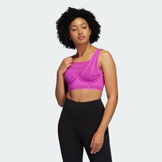 Топ спортивный adidas TLRD Impact Luxe W, размер 75B, фиолетовый