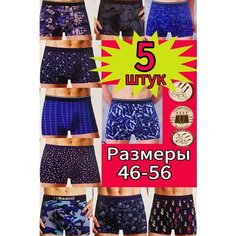 Трусы LZ Redoor, комплект из 5 шт., размер 2XL-RU48, мультиколор
