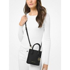 Сумка кросс-боди MICHAEL KORS, фактура рельефная, зернистая, матовая, гладкая, чёрный