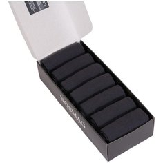 Носки NosMag, комплект, 7 пар, размер 31, графитовый