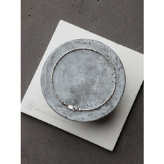 Браслет-цепочка Krastsvetmet, серебро, 925 проба, длина 19 см., серебристый