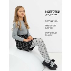 Колготки MARK FORMELLE Школа 2024, 100 den, размер 150-152, серый