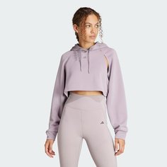 Худи adidas Hiit Aeroready Crop Training, размер M, , preloved fig
