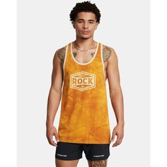 Футболка спортивная Under Armour The Rock Racer Tools, размер 2XL, желтый