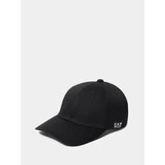 Бейсболка EA7 EMPORIO ARMANI для мужчин, размер Б/Р, черный