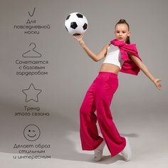 Брюки Amarobaby, размер 122, розовый