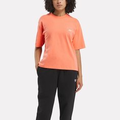Футболка спортивная Reebok Q3 IDE TEE, размер XS, оранжевый