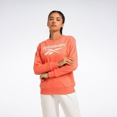 Свитшот спортивный Reebok RI BL FLEECE CREW, размер M INT, , оранжевый
