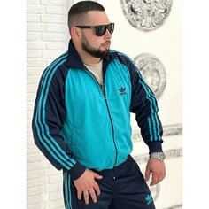 Костюм спортивный , размер M, голубой Нет бренда