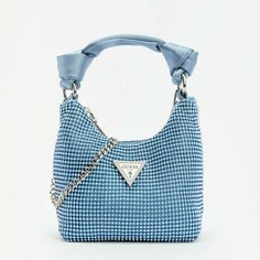 Сумка хобо GUESS, голубой