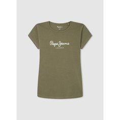Футболка Pepe Jeans, размер 8 лет, хаки