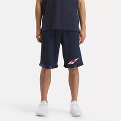 Шорты Reebok Basketbal Mesh Short, размер L, синий