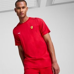 Футболка PUMA Ferrari Race MT7+ Tee, размер 48, красный